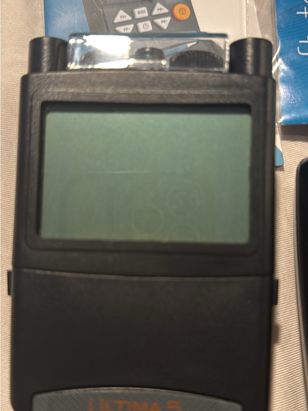 Black Electronics Device with Large LCD Display